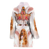 English Cocker Spaniel Print Women's Bath Robe