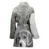 Cute Beagle Print Women's Bath Robe