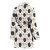 Pomeranian Patterns Print Women's Bath Robe