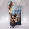 Lovely Berger Picard Print Hooded Blanket
