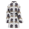 Amazing Affenpinscher Dog Pattern Print Women's Bath Robe