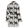 Manchester Terrier Dog Pattern Print Women's Bath Robe