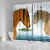 Kiger Mustang Horse Art Print Shower Curtain