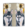 Siberian Husky Dog Print Women's Leather Wallet