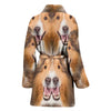 Shetland Sheepdog Print Women's Bath Robe