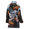 Dobermann Print Women's Bath Robe