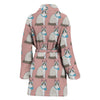 Ragdoll Cat Pattern Print Women's Bath Robe