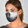 Lovely Flat Coated Retriever Print Face Mask