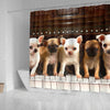 Chihuahua Print Shower Curtain