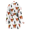 Colorful Cat Patterns Print Women's Bath Robe