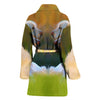 Golden Retriever Art Print Women's Bath Robe