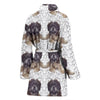 Affenpinscher Dog Print Women's Bath Robe