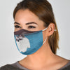 Cute Munchkin Cat Print Face Mask