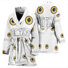 Cute Cat Eyes Print Women's Bath Robe