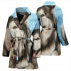 Alaskan Malamute Print Women's Bath Robe