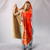 Lovely White Persian Cat Print Hooded Blanket