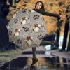 Borzoi Dog Print Umbrellas