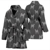 Akita Dog Pattern Print Women's Bath Robe