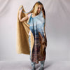 Lovely Berger Picard Print Hooded Blanket