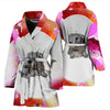 Cute Guinea Pig Print Women's Bath Robe