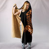 Leopard Print Hooded Blanket