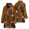 South African Boerboel Print Women's Bath Robe