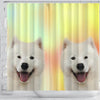 Samoyed dog Print Shower Curtain