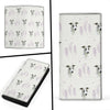 Whippet Dog Print Women's Leather Wallet