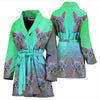 Cute Minskin Cat Print Women's Bath Robe