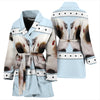 Cute Himalayan guinea pig Print Women's Bath Robe
