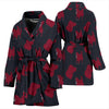 Nova Scotia Duck Tolling Retriever Patterns Print Women's Bath Robe