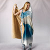 Lovely Unicorn Print Hooded Blanket