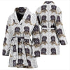 Amazing Affenpinscher Dog Pattern Print Women's Bath Robe