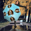 Basset Hound Dog Vector Print Umbrellas