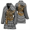 American Bobtail Cat Print Women's Bath Robe
