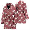 Lowchen Dog Pattern Print Women's Bath Robe