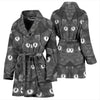 Burmese cat Face Print Women's Bath Robe
