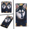 Siberian Husky Dog Print Women's Leather Wallet