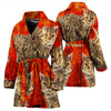 Selkirk Rex Cat Art Print Women's Bath Robe
