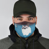 Cute Munchkin Cat Print Face Mask
