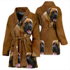Amazing South African Boerboel Dog Print Women's Bath Robe