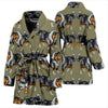 Amazing Rough Collie Dog Pattern Print Women's Bath Robe