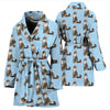 Norwegian Forest Cat Pattern Print Women's Bath Robe