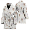 Javanese Cat Patterns Print Women's Bath Robe
