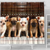 Chihuahua Print Shower Curtain