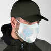 Cute Scottish Fold Cat Face Print Face Mask