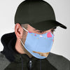 Cute Finnish Spitz Print Face Mask