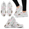 Weimaraner Dog Print Sneakers