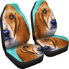 Basset Hound Dog Art Print Car Seat Covers