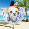 Chihuahua Dog Art Print Limited Edition Beach Blanket